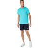 ASICS Gents Core Short Sleeve Top Energy Aqua
